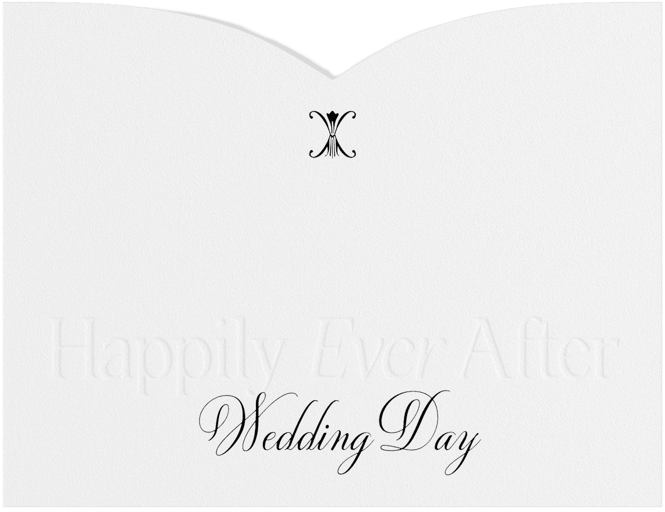 Papillon white envelope