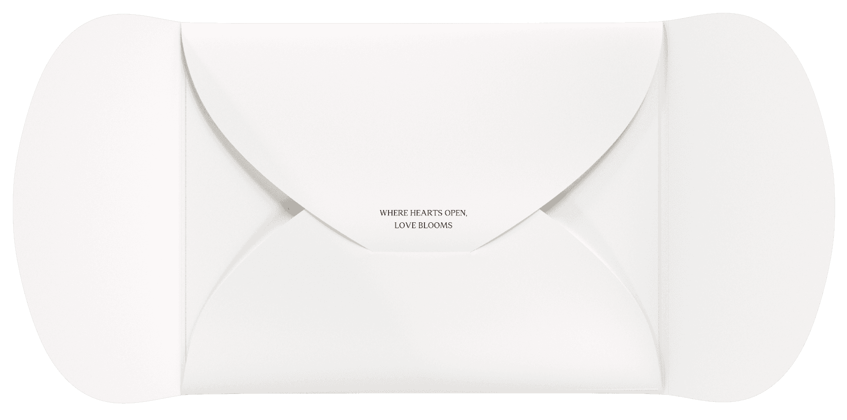 Petal Series Fiore envelope back view