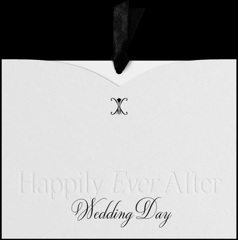 Papillon pale gray envelope